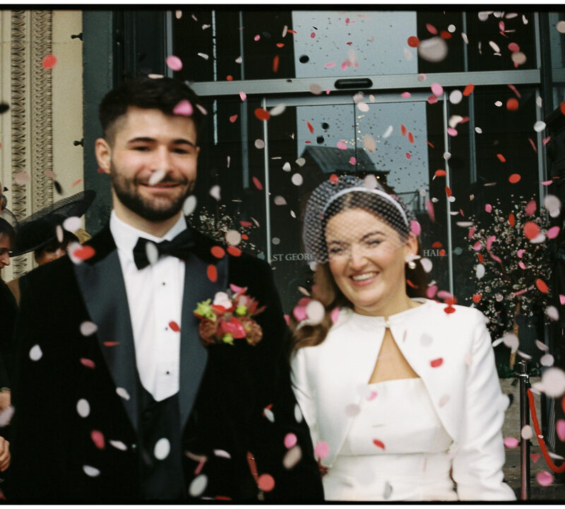35mm film wedding photography