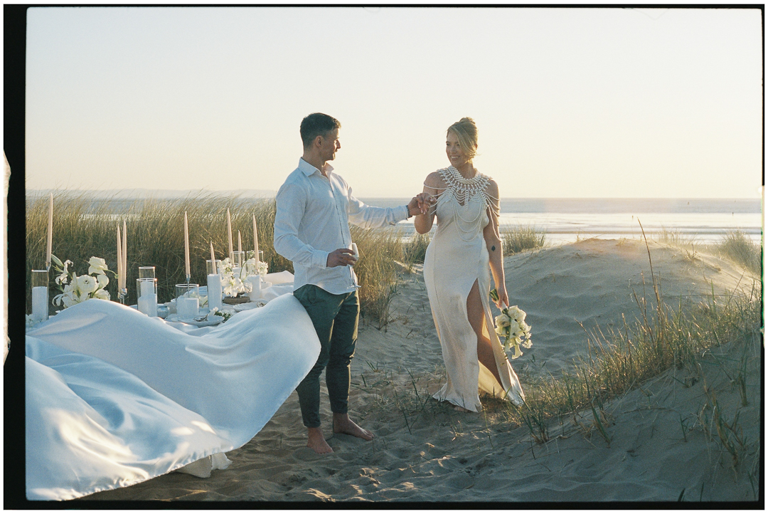 Tunnels Beach Wedding